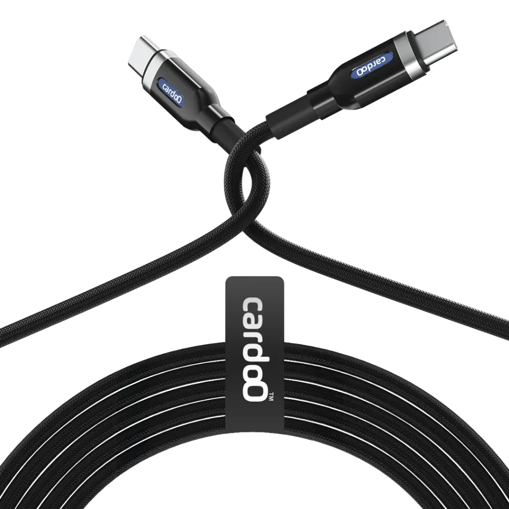 cardoO Cable type-C to type-C (1.2m, Black)